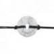Donut ou Pi Chinois en Howlite 30mm + cordon - Pendentif ou bracelet
