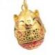 Collier Aromathérapie avec pendentif diffuseur de parfum, Maneki Neko doré