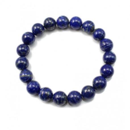 Bracelet Lapis Lazuli - boules 8mm