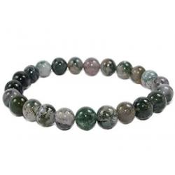 Bracelet Agate Arbre - boules 8mm