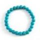 Bracelet Turquoise (Howlite) - boules 8mm