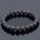 Bracelet Pierre de Lave / Basalte - boules 8mm