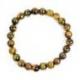 Bracelet Oeil de Tigre - boules 8mm