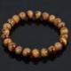 Bracelet Oeil de Tigre - boules 8mm