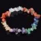Bracelet baroque 7 chakras en pierres fines