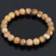 Bracelet Jaspe bois - boules 8mm
