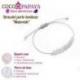 Bracelet Porte-bonheur "Amour Maternel". Pierre de lune, quartz rose
