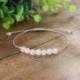 Bracelet Porte-bonheur "Amour Maternel". Pierre de lune, quartz rose