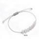 Bracelet Porte-bonheur "Amour Maternel". Pierre de lune, quartz rose