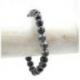 Bracelet Labradorite grise - boules 8mm