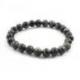 Bracelet Labradorite grise - boules 8mm