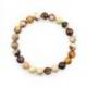 Bracelet Jaspe zébré d'Australie - boules 8mm