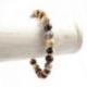 Bracelet Jaspe zébré d'Australie - boules 8mm