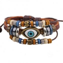 Bracelet porte-bonheur pour homme. Protection contre le mauvais oeil