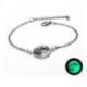 Bracelet "pleine lune" phosphorescent ø2.20cm