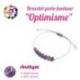 Bracelet Porte-bonheur "Optimisme" en améthyste.