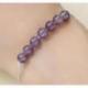 Bracelet Porte-bonheur "Optimisme" en améthyste.