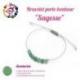Bracelet Porte-bonheur "Sagesse" en aventurine verte.