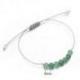 Bracelet Porte-bonheur "Sagesse" en aventurine verte.