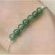 Bracelet Porte-bonheur "Sagesse" en aventurine verte.