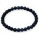 Bracelet Pierre de Lave / Basalte - boules 6mm