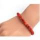 Bracelet Sardonyx naturelle - boules 6mm
