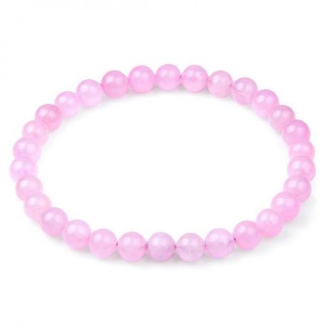 Bracelet Quartz rose A - boules 6mm Bracelet Quartz rose A - boules 6mm