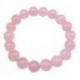 Bracelet Quartz rose - boules 10mm