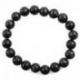 Bracelet Howlite noire - boules 10mm