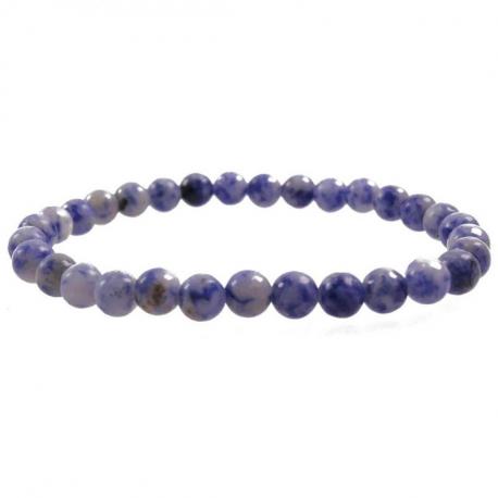 Bracelet Sodalite naturelle- boules 6mm