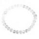 Bracelet Cristal de Roche  - boules 6mm