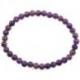 Bracelet Améthyste - boules 6mm