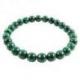 Bracelet en Malachite du Congo AAA - boules 8mm