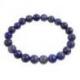 Bracelet en Lapis Lazuli d'Afghanistan AAA - boules 8mm