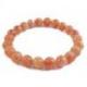 Bracelet en Pierre de Soleil (Héliolite) A - boules 8mm