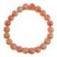 Bracelet en Pierre de Soleil (Héliolite) A - boules 8mm