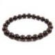 Bracelet en Grenat Rouge du Brésil AAA - boules 8mm