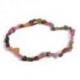Bracelet Tourmaline Melon d'eau | Mini pierres roulées