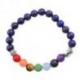 Bracelet Bouddha 7 chakras Lapis lazuli - boules 8mm