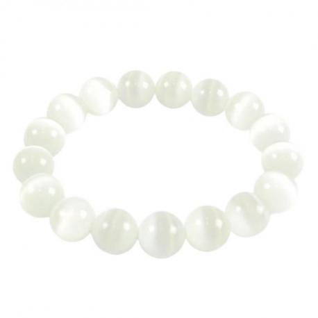 Bracelet Pierre de Lune - boules 12mm