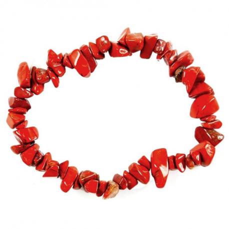 Bracelet baroque Jaspe rouge
