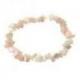 Bracelet baroque Quartz rose - perles moyennes