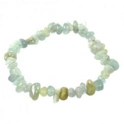 Bracelet baroque Amazonite du Brésil - perles moyennes