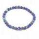 Bracelet en Lapis Lazuli AAA - boules 6mm