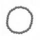 Bracelet en Hématite - boules 6mm