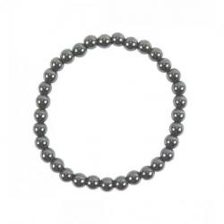 Bracelet en Hématite - boules 6mm