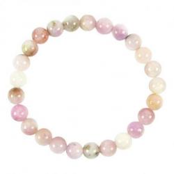 Bracelet en Kunzite AAA - boules 8mm