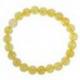 Bracelet en Citrine - boules 8mm