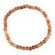 Bracelet Cornaline AAA - boules 4mm