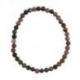 Bracelet Rhodonite naturelle - boules 4mm